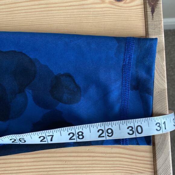 Lululemon Wunder Under Legging Inky Blue Floral 4 - Picture 9 of 10